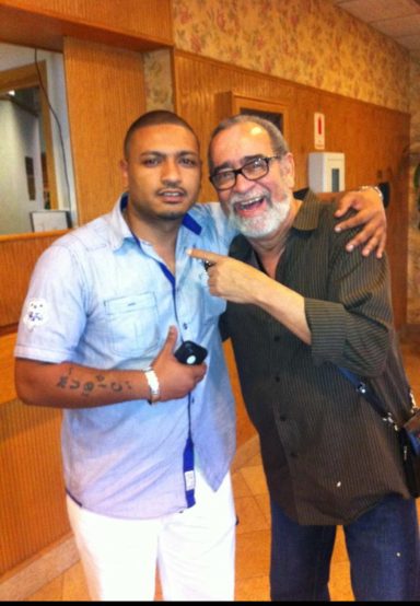 Mike T and Salsa Legend Andy Montanez