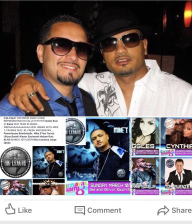 Kel the one and Frankie Ruiz JR.